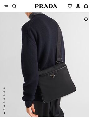 NWOT Prada Tessuto Messenger Bag